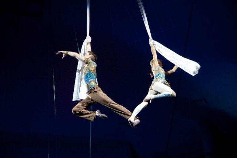 Sakha circus aerial performance